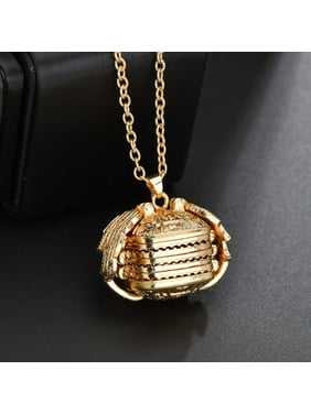 Easter Day Green Leaves White Rabbit Pendant Necklace with Copper Chain ZOE STORE Vintage Locket Necklace That Hold Pictures for Women Men Children Easter Day Green Leaves White Rabbit Pendant Necklace with Copper Chain ZOE STORE Vintage Locket Necklace That Hold Pictures for Women Men Children